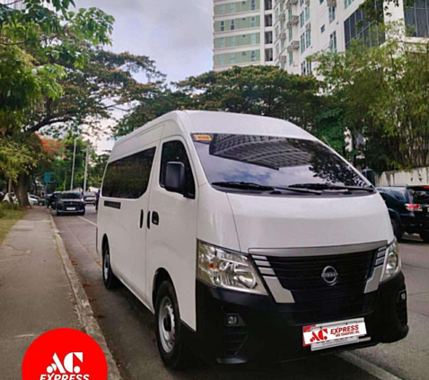 Nissan Urvan High Roof M/T - Car Rental Cebu